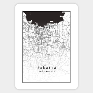 Jakarta City Poster Sticker